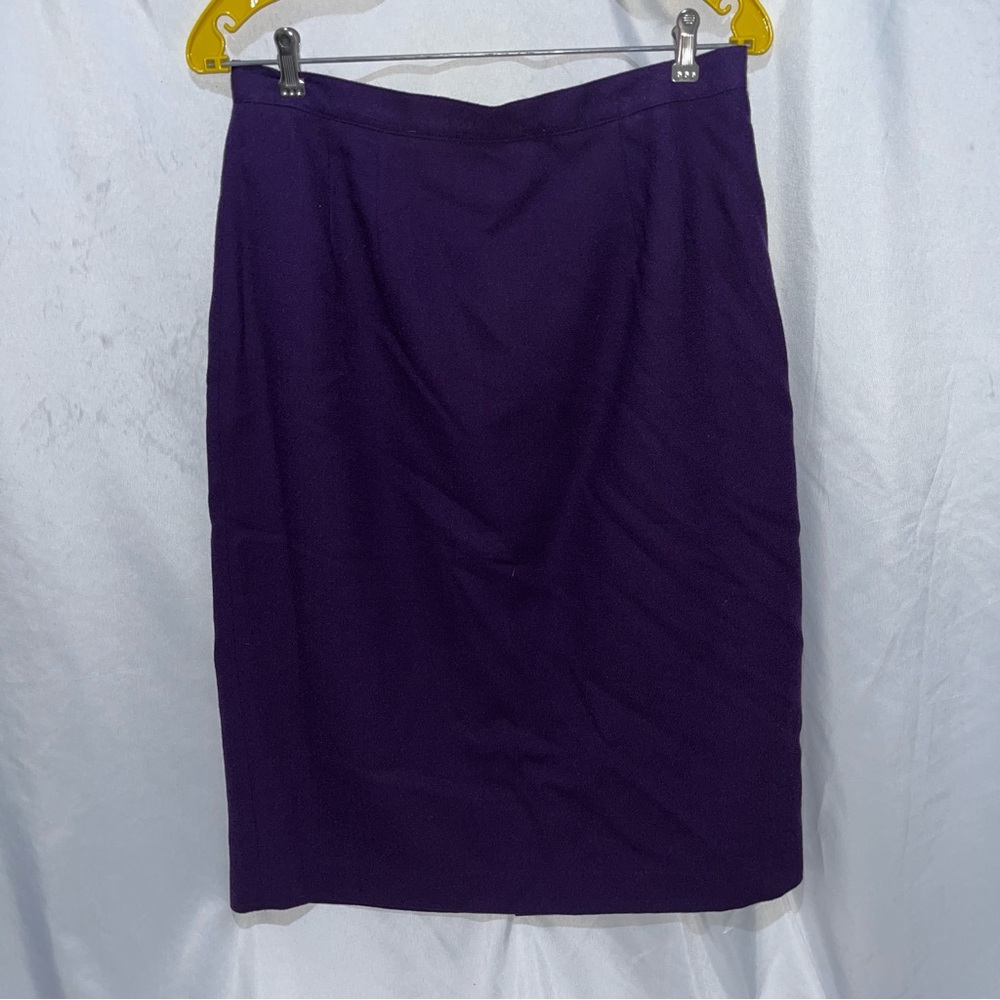 EN AVANCE Purple Wool Skirt Size 12